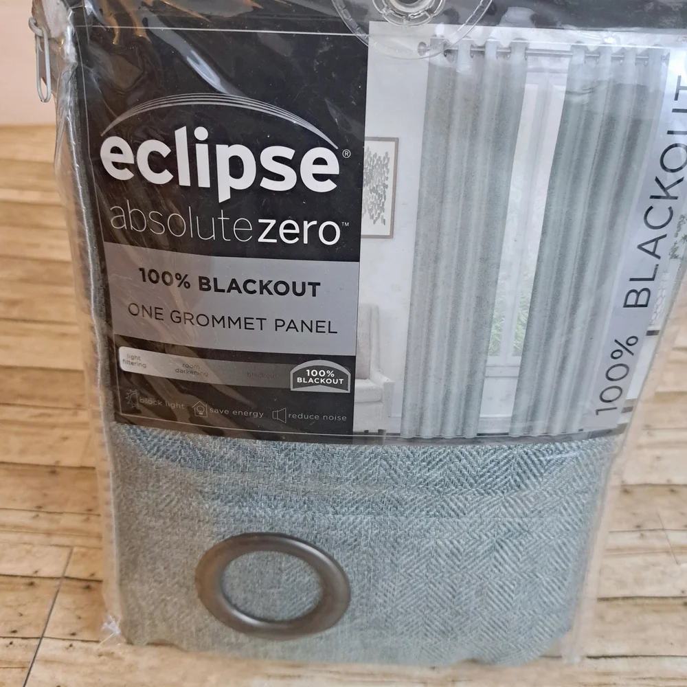 Eclipse Gray Curtains & Drapes with Modern Grommet Design